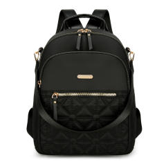 New Style Textile Backpack Women's Simple Casual Student Schoolbag All-match Large Capacity Travel Backpack