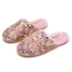 New Chinese Style Elegant Embroidered Slippers Couple Non-Slip Household Indoor Home Slippers