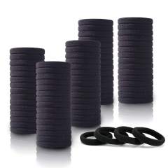 100 Pack Korean Style Simple Colorful Seamless Headline Rope hair band hair ties