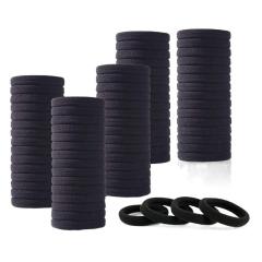 100 Pack Korean Style Simple Colorful Seamless Headline Rope hair band hair ties