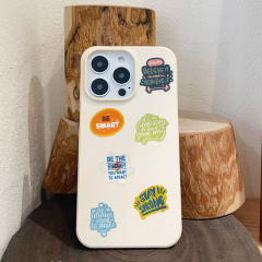 50pcs cartoon inspirational English stickers luggage notebook phablet waterproof stickers