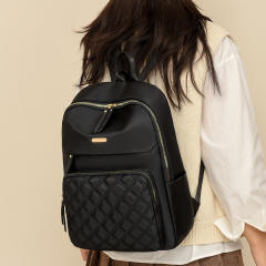 New Fashion Simple Computer Bag Female 14 Inch Female Business Large Capacity Schoolbag Backpack