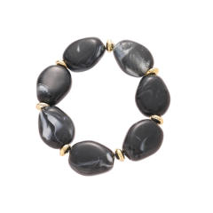 Acrylic Irregular Oval Bracelet Exaggerated Hand Jewelry for women