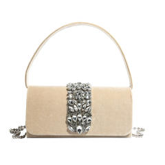 Diamond bag women's rhinestone evening bag all-match wedding handbag purse bag