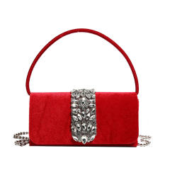 Diamond bag women's rhinestone evening bag all-match wedding handbag purse bag