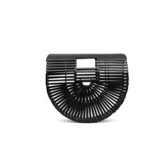 Vegetable Basket Bamboo Bag Outdoor Beach Bag Handbag Rattan Women's Straw Bag
