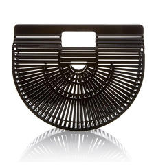 Vegetable Basket Bamboo Bag Outdoor Beach Bag Handbag Rattan Women's Straw Bag