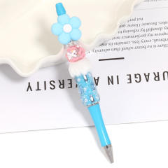 Creative New Cartoon Rotating Beaded Pen Heavy Glitter High-Value New Ins Style Bead Pen Ballpoint Pen