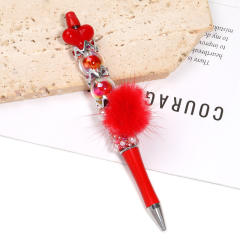 Creative New Cartoon Rotating Beaded Pen Heavy Glitter High-Value New Ins Style Bead Pen Ballpoint Pen