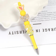 Creative New Cartoon Rotating Beaded Pen Heavy Glitter High-Value New Ins Style Bead Pen Ballpoint Pen