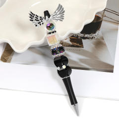 Creative New Cartoon Rotating Beaded Pen Heavy Glitter High-Value New Ins Style Bead Pen Ballpoint Pen