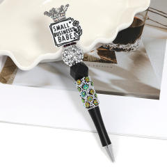 Creative New Cartoon Rotating Beaded Pen Heavy Glitter High-Value New Ins Style Bead Pen Ballpoint Pen