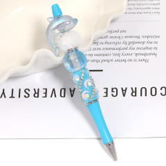Creative New Cartoon Rotating Beaded Pen Heavy Glitter High-Value New Ins Style Bead Pen Ballpoint Pen