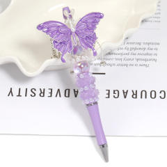 Creative New Cartoon Rotating Beaded Pen Heavy Glitter High-Value New Ins Style Bead Pen Ballpoint Pen