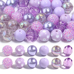 Hot Sale 20mm Multicolor Crystal Beads Candy Color Rhinestone Beads