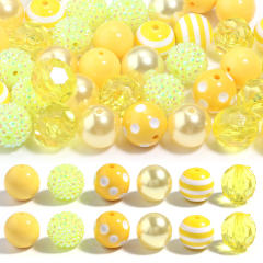 Hot Sale 20mm Multicolor Crystal Beads Candy Color Rhinestone Beads