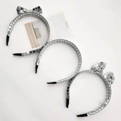 Square Sequin Headband Women's Hair Accessible Luxury Headwear Hair Accessories Wholesale