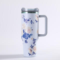 Prosperity Series Stanley 40oz Car Cup 304 Stainless Steel Insulated Cup Large Capacity Car Ice Cup with Handle