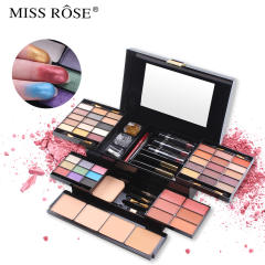 Makeup 39-Color Matte Eye Shadow Box Makeup Box Blush Highlighter Powder Box Multi-Functional Contouring Palette