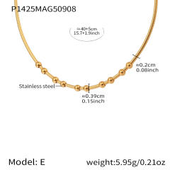 Color enamel fruit diamond heart multi charm stainless steel necklace choker necklace