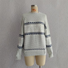 Christmas Knitwear 2025 Autumn Winter Hot Style Half Turtleneck Chenille Snowflake sweater