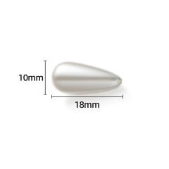 ABS pearl imitation pearl bead diy jewerlry accessory drop pearl accessory 20pcs/pack