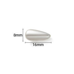 ABS pearl imitation pearl bead diy jewerlry accessory drop pearl accessory 20pcs/pack