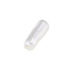 Baroque Asymmetrical Rectangular Abs Imitation Pearl Straight Hole Loose Beads DIY Necklace Bracelet 20pcs/pack