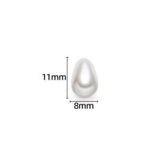 ABS pearl imitation pearl bead diy jewerlry accessory drop pearl accessory 20pcs/pack