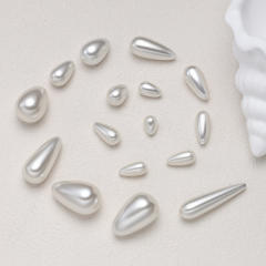 ABS pearl imitation pearl bead diy jewerlry accessory drop pearl accessory 20pcs/pack