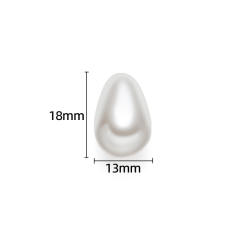 ABS pearl imitation pearl bead diy jewerlry accessory drop pearl accessory 20pcs/pack