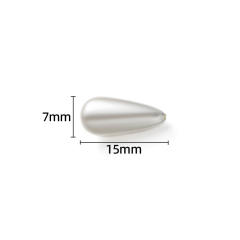 ABS pearl imitation pearl bead diy jewerlry accessory drop pearl accessory 20pcs/pack