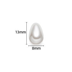 ABS pearl imitation pearl bead diy jewerlry accessory drop pearl accessory 20pcs/pack