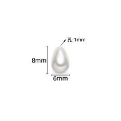 ABS pearl imitation pearl bead diy jewerlry accessory drop pearl accessory 20pcs/pack