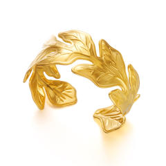 Personalized Stainless Steel Versatile Simple cuff bangle Bracelet for Women