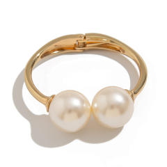 Chunky stacked wearing wind hug water drop smooth bracelet ins winding alloy Bracelet suit