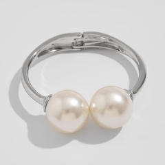 Chunky stacked wearing wind hug water drop smooth bracelet ins winding alloy Bracelet suit