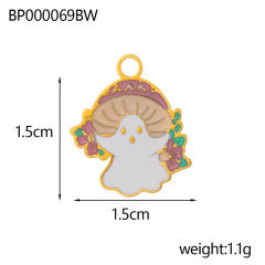 Halloween accessory Bracelet Necklace Earrings Stainless Steel enamel diy charm pendant