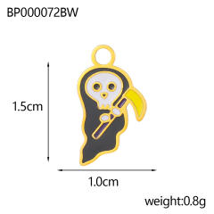 Halloween accessory Bracelet Necklace Earrings Stainless Steel enamel diy charm pendant