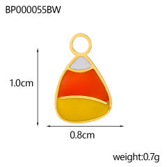 Halloween accessory Bracelet Necklace Earrings Stainless Steel enamel diy charm pendant
