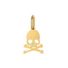 Halloween Jewelry New Stainless Steel Skull Pendant Earrings Necklace Pendant Accessories Wholesale