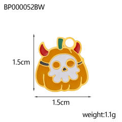 Halloween accessory Bracelet Necklace Earrings Stainless Steel enamel diy charm pendant