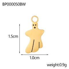 Halloween Jewelry New Stainless Steel Skull Pendant Earrings Necklace Pendant Accessories Wholesale