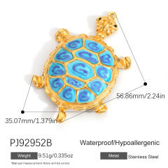 Color enamel heart butterfly stainless steel charm diy jewelry accessory