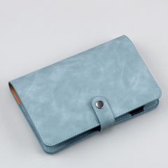 A6 fresh Japanese Hand Book simple buckle cash budget loose-leaf notebook portable notebook with pen holder