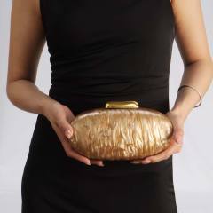 New Shoulder Crossbody Bag Special-Shaped Shell Acrylic Bag Fashion Wedding Dinner Clutch Bag