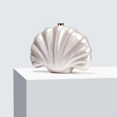 New Shoulder Crossbody Bag Shaped Shell Acrylic Bag Fashion Wedding Dinner Clutch Bag