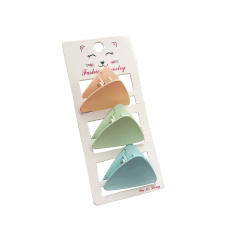 Frosted Candy Color small size Grab Clip suit hair claw clips set