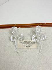 Bohemia handmade beaded flower earrings for women holiday earrings