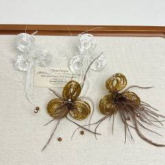 Bohemia handmade beaded flower earrings for women holiday earrings